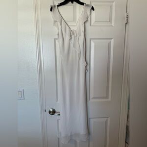 New White Aritzia maxi dress